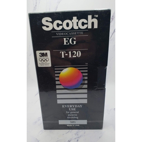 Lot of 4 Blank VHS Tapes T120 Video Recording VCR Sony And Scotch - Picture 2 of 8